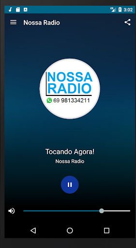 Android application NOSSA RADIO screenshort