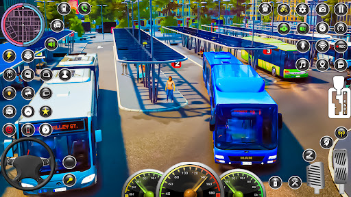 Android application Bus Simulator 3D Bus Game 2024 screenshort