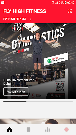 Android application FLY HIGH FITNESS screenshort