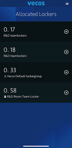Releezme Locker App Screen 2