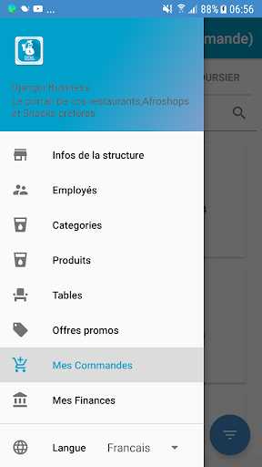 Android application Djangui Business screenshort
