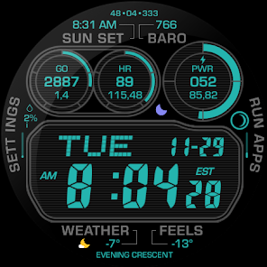 Captura 35 RETRO DIGITAL A Watch Face android