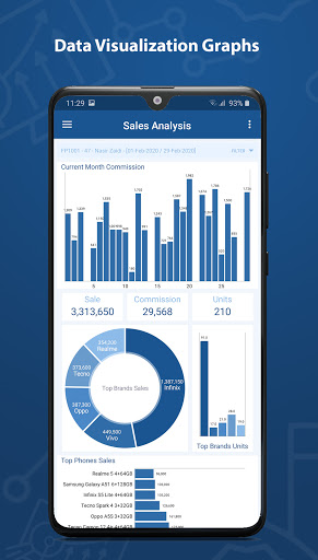 Android application Selecto Analytics screenshort