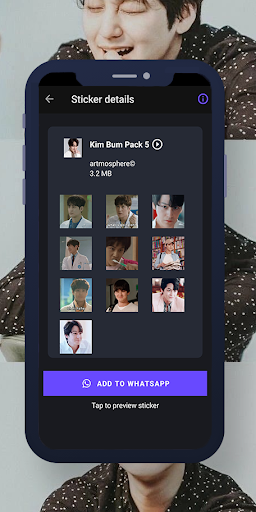 Kim Bum Animated WAStickers Screen 3