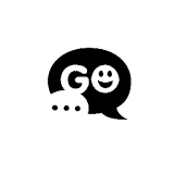 GO SMS - Theme black and white icon