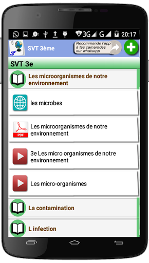 SVT 3ème Screen 2