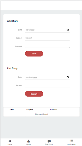 Android application My Parish Directory screenshort