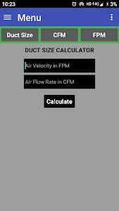 Duct Calculator Unknown