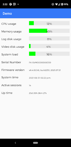 FortiRecorder Mobile Screen 3
