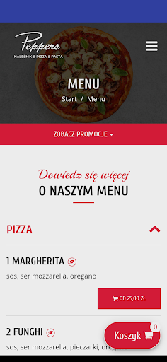 Peppers Naleśnik Pizza & Pasta Screen 3