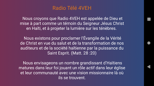 Radio Télé 4VEH Screen 3
