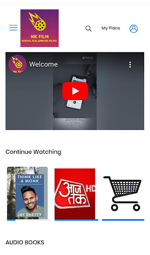 Android application Nkfilm screenshort