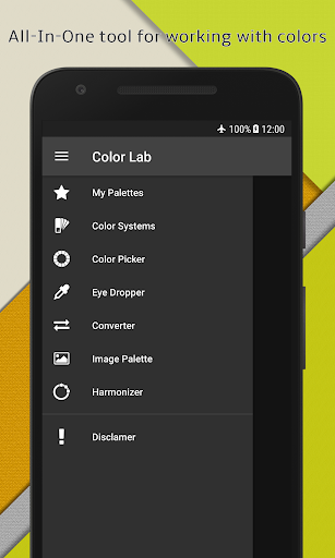 Android application Color Lab screenshort