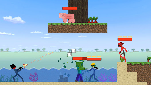 Imágen 3 Stickman Combat: Craft War android