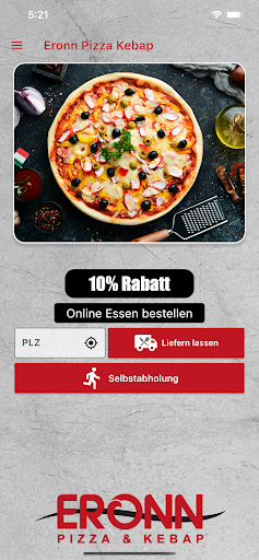 Android application Eronn Pizza Kebap screenshort
