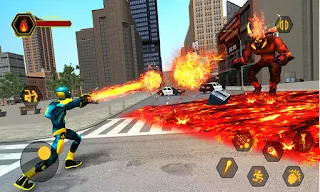 Fire Hero 3D - Superhero Games - Screenshot 3