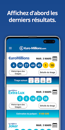 Aperçu de l'application
