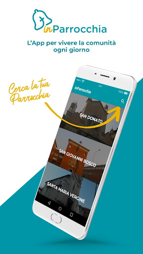Android application inParrocchia screenshort