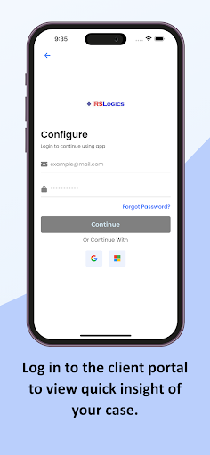 Logics Client Portal Screen 2