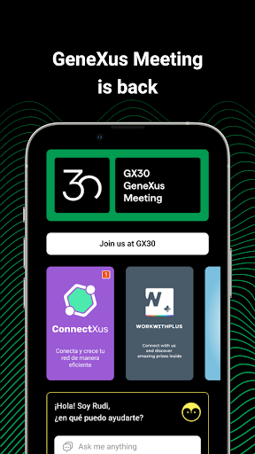 Android application GeneXus Meeting screenshort