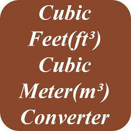 Icon image Cubic Feet Cubic Meter