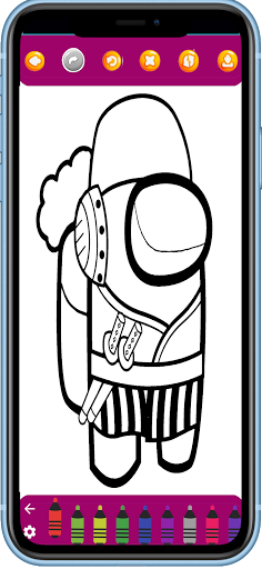 Coloring Impostor Among-US