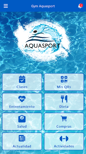 Android application Gym Aquasport screenshort