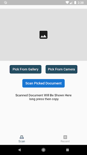 Android application Amharic OCR - Image To Text screenshort