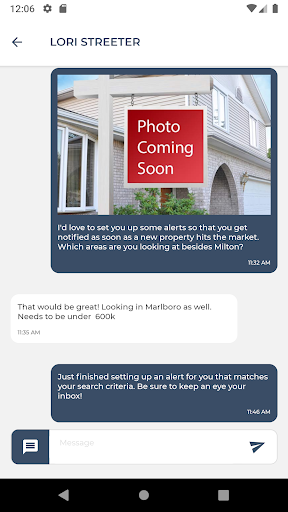 Homes of Idaho CRM Screen 2