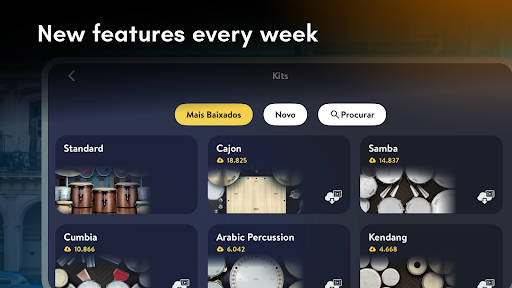 Real Percussion: drum set - Music - apps