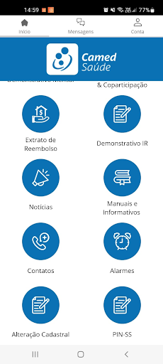 Camed Saúde App Screen 2