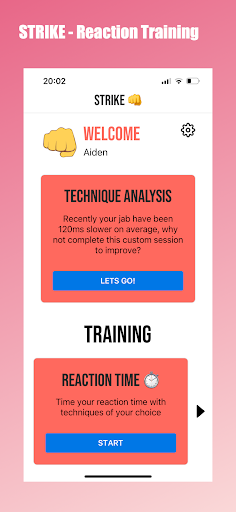 Android application Strike screenshort