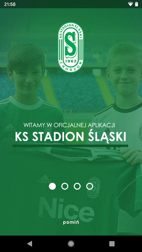 Android application KS Stadion Śląski screenshort