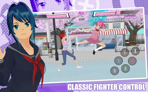 Fight Girls Anime High School Screen 3