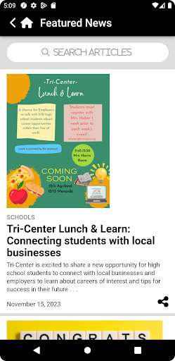 Tri-Center CSD Screen 2