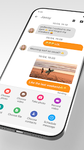 Schlichter SMS-Messenger Screenshot
