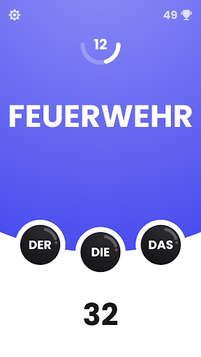 Der Die Das - Word Quiz Screen 3