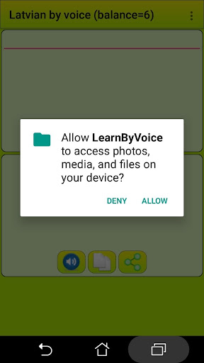 ﻿Learn Latvian by voice and tr Screen 2