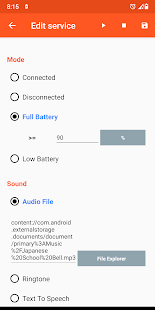 Battery Sound Notification Screenshot