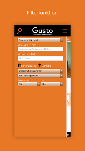 Gusto - Restaurantführer Screen 2