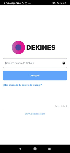 Android application Dekines screenshort