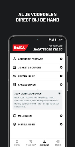 DAKA app Screen 3