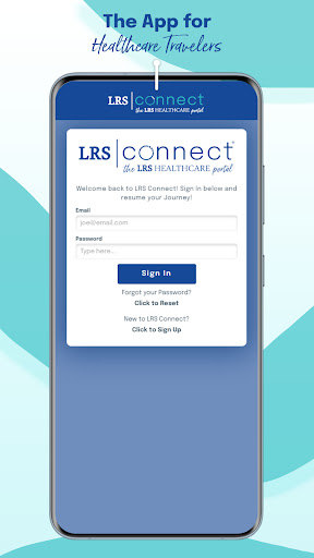 Android application LRS Connect screenshort