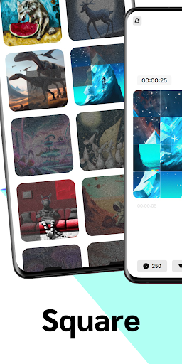 Android application Square: Play with art screenshort