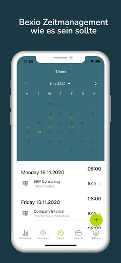 Android application BexTrack screenshort