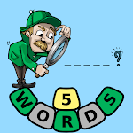 Cover Image of Unduh 5 letters 5 words  APK