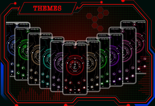 Stunning Hi-tech Launcher Screen 2