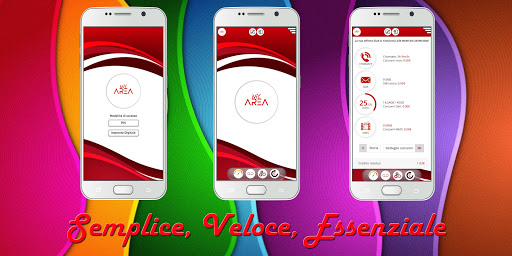 Android application MyArea (for Iliad) screenshort
