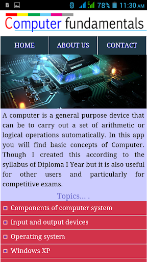 Computer Fundamentals Screen 2