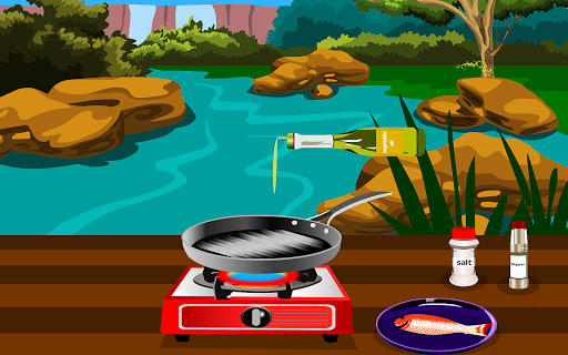 Grilled Fish Cooking Games